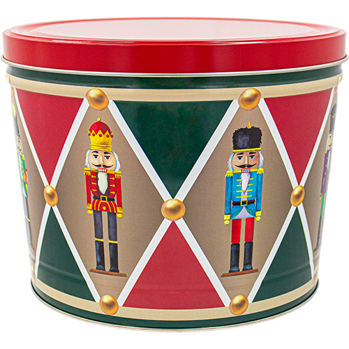 2 Gallon Nut Cracker - Holiday Tin