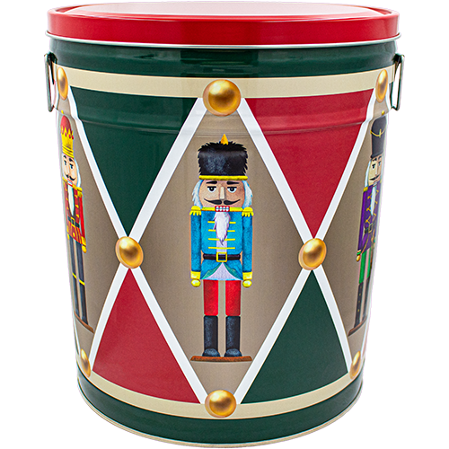 6.5 Gallon Nut Cracker - Holiday Tin