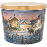 2 Gallon Trimming the Tree - Holiday Tin